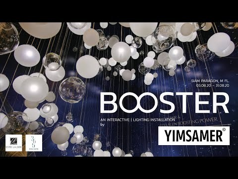 Estée Lauder BOOSTER interactive installation